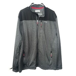 Orvis Full Zip‎ Jacket Mens Size XLarge Gray Zippered Pockets Outdoor Travel
